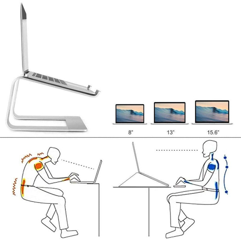 NÖRDIC Aluminum mobile racks for up to 15.6 "noteboookställ laptop stand