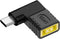 NÖRDIC Angled Lenovo Square Yellow to USB-C Adapter