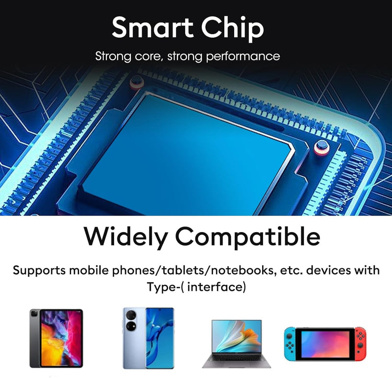 NÖRDIC Angled Lenovo Square Yellow to USB-C Adapter