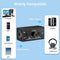 NÖRDIC Bi-Directional 3.5 mm jack audio switch 2 in 1 out / 1 in 2 out analog silent stereo sound switch with volume control
