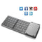NÖRDIC Bluetooth 5.0 Folding Keyboard with Touchpad 64 Keys Multipairing IOS Android Windows US Layout