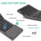 NÖRDIC Bluetooth 5.0 Folding Keyboard with Touchpad 64 Keys Multipairing IOS Android Windows US Layout