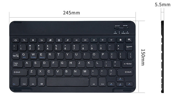 NÖRDIC Bluetooth 5.0 Keyboard 78 keys IOS Android Windows US Layout