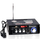 NÖRDIC Bluetooth 5.0 Stereo amplifier 2x40W AUX / USB / BT Audio amplifier with FM 2xMIC input