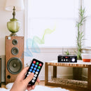 NÖRDIC Bluetooth 5.0 Stereo amplifier 2x40W AUX / USB / BT Audio amplifier with FM 2xMIC input