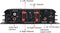 NÖRDIC Bluetooth 5.0 stereo 2.1 amplifier 4X40W+50W RMS amplifier 2 speakers and subwoofer with USB and SD media player input