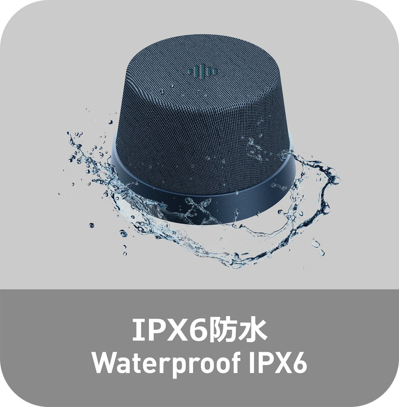 NÖRDIC Bluetooth 5.3 speaker with magnet 3W IPX6 black