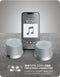 NÖRDIC Bluetooth 5.3 speaker with magnet 3W IPX6 silver
