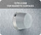 NÖRDIC Bluetooth 5.3 speaker with magnet 3W IPX6 silver