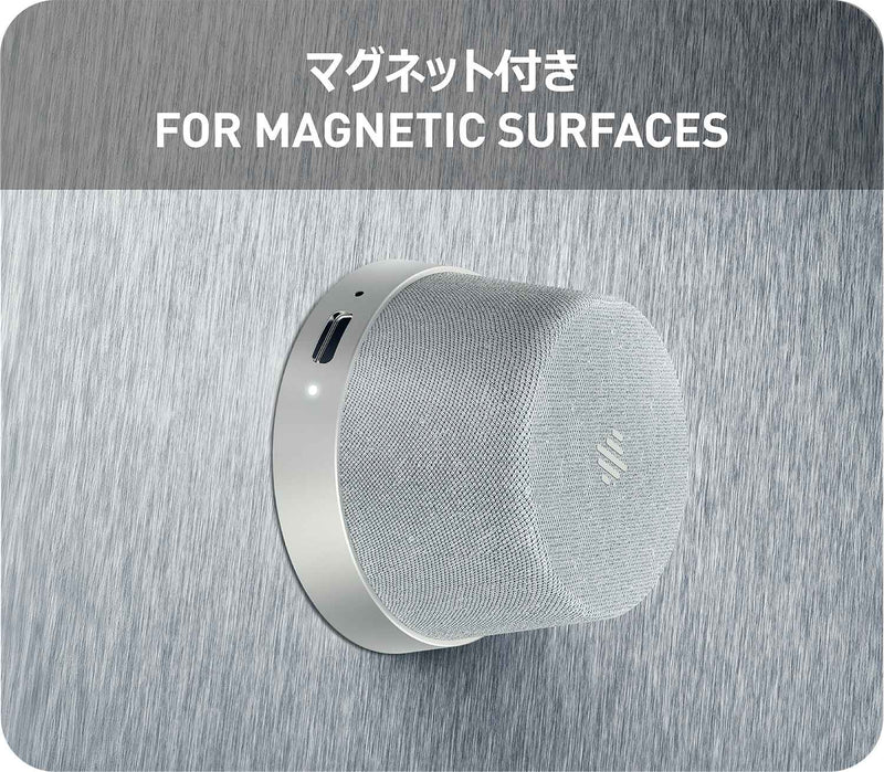 NÖRDIC Bluetooth 5.3 speaker with magnet 3W IPX6 silver