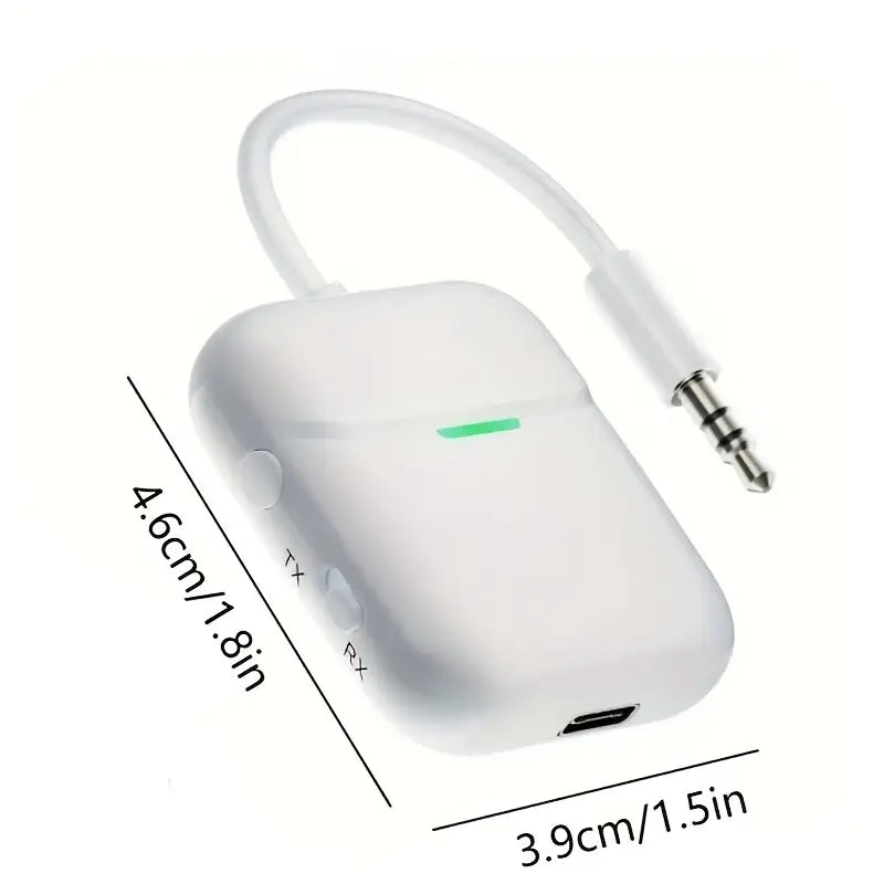 NÖRDIC Bluetooth 5.4 Transmitter Receiver for Airplane TV Up to 2 devices stöd för aptX LL aptx Adaptive aptx HD