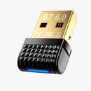 NÖRDIC Bluetooth 6.0 Wireless Bluetooth Dongle Receiver, Plug and Play, Windows 11/10/8.1, for Controller, Headphone, Keyboard, Mouse