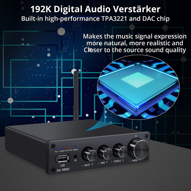 NÖRDIC Bluetooth Hifi Class-D Amplifier and digital to analog convertor DAC