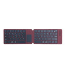 NÖRDIC Bluetooth keyboard with touchpad, ultra-thin portable for Windows, Mac, iOS and Android, US layout