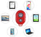 NÖRDIC Bluetooth shutter for mobile phones, tablets and cameras 10m