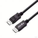 NÖRDIC CABLES 10m nylon braided DisplayPort cable 1.4 UHD 8K60Hz 4K144Hz HBR3 32.4Gbps 10-bit HDR PVC