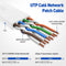 NÖRDIC CAT6 U / UTP FLAT Network Cable 3M 250MHz Bandwidth and 10GBPS Transmission Rate White