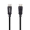 NÖRDIC CERTIFIED CABLES 1.5m nylon braided DisplayPort Cable 1.4 UHD 8K60Hz 4K144Hz HBR3 32.4Gbps 10-bit HDR PVC