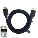 NÖRDIC CERTIFIED CABLES 1m Ultra High Speed ​​HDMI2.1 8K 60Hz 4K 120Hz 48Gbps Dynamic HDR eARC Game Mode VRR Dolby ATMOS nylon braided cable gold plated