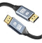 NÖRDIC CERTIFIED CABLES 3m nylon braided Displayport cable 1.4 UHD 8K60Hz 4K144Hz HBR3 32.4Gbps 10-bit HDR