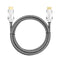 NÖRDIC CERTIFIED CABLES 3m Ultra High Speed HDMI 2.1 8K 60Hz 4K 120Hz 48Gbps Dynamic HDR eARC VRR Nylon Braided Cable Gold Plated
