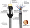 NÖRDIC CERTIFIED CABLES 3m Ultra High Speed ​​HDMI 2.1 8K 60Hz 4K 120Hz 48Gbps Dynamic HDR eARC VRR Nylon Braided Cable Gold Plated