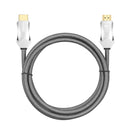NÖRDIC CERTIFIED CABLES 3m Ultra High Speed ​​HDMI 2.1 8K 60Hz 4K 120Hz 48Gbps Dynamic HDR eARC VRR Nylon Braided Cable Gold Plated