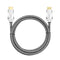 NÖRDIC CERTIFIED CABLES 3m Ultra High Speed ​​HDMI 2.1 8K 60Hz 4K 120Hz 48Gbps Dynamic HDR eARC VRR Nylon Braided Cable Gold Plated