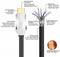NÖRDIC CERTIFIED CABLES 5m Ultra High Speed ​​HDMI 2.1 8K 60Hz 4K 120Hz 48Gbps Dynamic HDR eARC VRR Gold Plated Connectors