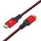 NÖRDIC CERTIFIED CABLES 5m Ultra High Speed ​​HDMI 2.1 8K 60Hz 4K 120Hz 48Gbps Dynamic HDR eARC VRR Nylon Braided Cable Gold Plated