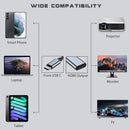 NÖRDIC C USB to HDMI Adapter 4K at 30Hz 10cm black