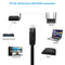 NÖRDIC Cat6 U / UTP flat network cable 10m 250MHz bandwidth and 10Gbps transmission speed black