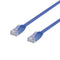 NÖRDIC Cat6 U / UTP flat network cable 2m 250MHz bandwidth and 10Gbps transmission speed blue