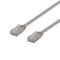 NÖRDIC Cat6 U / UTP flat network cable 2m 250MHz bandwidth and 10Gbps transmission speed gray