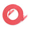 NÖRDIC Cat6 U/UTP flat network cable 7.5m 250MHz bandwidth and 10Gbps transmission speed red