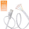 NÖRDIC Cat6 U/UTP flat network cable 7.5m 250MHz bandwidth and 10Gbps transmission speed white