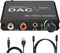 NÖRDIC DAC digital to analog converter 192KHz Digital Toslink and Coaxial to Analog L/R and 3.5mm stereo with bass and volume control