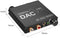 NÖRDIC DAC digital to analog converter 192KHz Digital Toslink and Coaxial to Analog L/R and 3.5mm stereo with bass and volume control