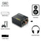 NÖRDIC Digital to Analog Audio Converter Mini DAC, Toslink and Coaxial to RCA L/R audio, Metal D/A converter