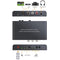 NÖRDIC Digital to analog converter 1x optical SPDIF and 1x Coaxial Toslink to analog L/R with remote control