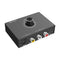 NÖRDIC Digital to Analog audio converter, Toslink and Coaxial to RCA L / R and headphone with volume control metal DAC D / A converter converter