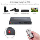 NÖRDIC Digital to analog audio converter 3x optical SPDIF and 1x Coaxial Toslink to analog L / R with remote DAC D / A converter convertor