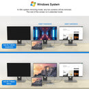 NÖRDIC DisplayLink USB-A & USB-C Docking station 1 to 15 for triple monitors 1xHDMI 4K30Hz 2xHDMI 2K50hz for Mac M1 M2 Thunderbolt 3 & 4