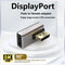 NÖRDIC Displayport-adapter hane till hona 8K60Hz 4K144/120/60Hz