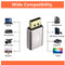 NÖRDIC Displayport adapter male to female 8K60Hz 4K144/120/60Hz