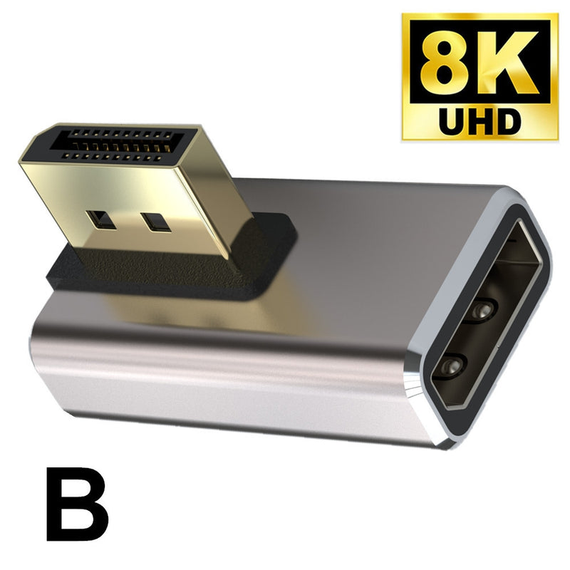 NÖRDIC Displayport adapter male to female 8K60Hz 4K144/120/60Hz