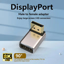 NÖRDIC Displayport adapter male to female 8K60Hz 4K144/120/60hz