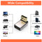 NÖRDIC Displayport adapter male to female 8K60Hz 4K144/120/60hz