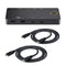 NÖRDIC Docking Station and KVM Switch 2 to 1 USB-C to HDMI, 4K60Hz, 2x USB-A, 2x USB-C PD 100W