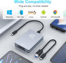 NÖRDIC Dual-Slot CFexpress Type A and SD Card Reader, USB 3.2 Gen 2 10Gbps Windows/Mac/Linux/Android
